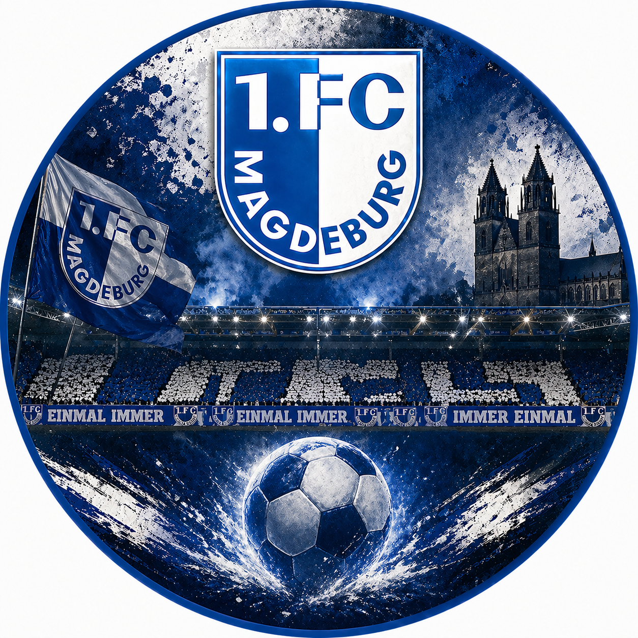 1. FC Magdeburg Tortenaufleger