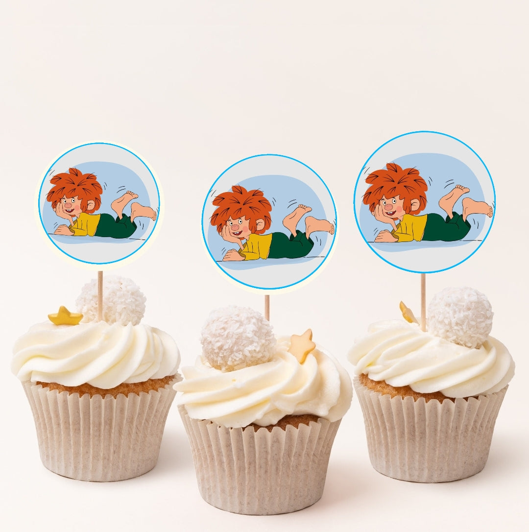 Pumuckl Muffineinstecker aus Fondant (Handgemacht)