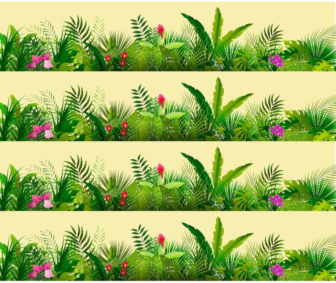 Tortenband Blumen