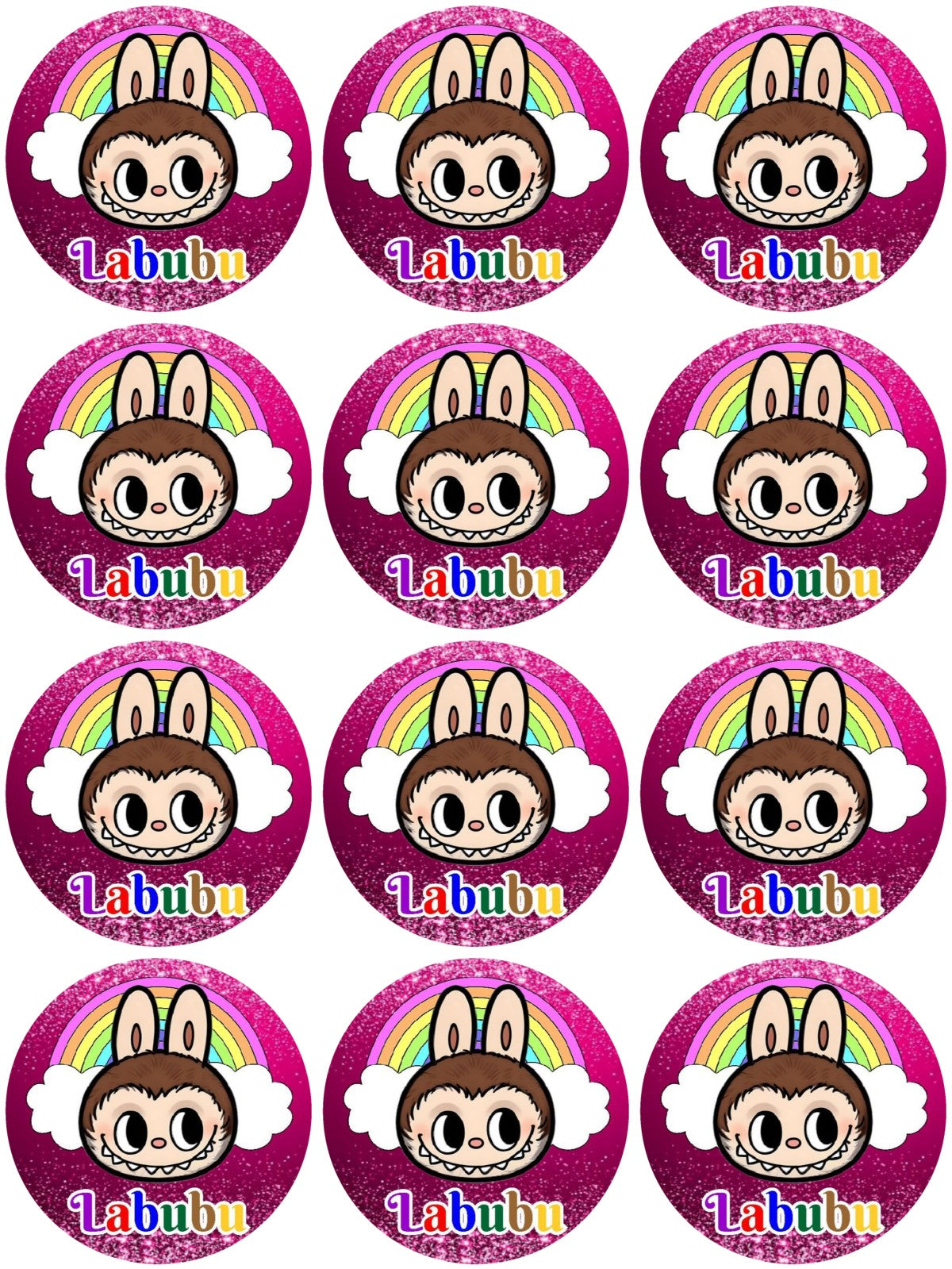 Labubu Muffinaufleger
