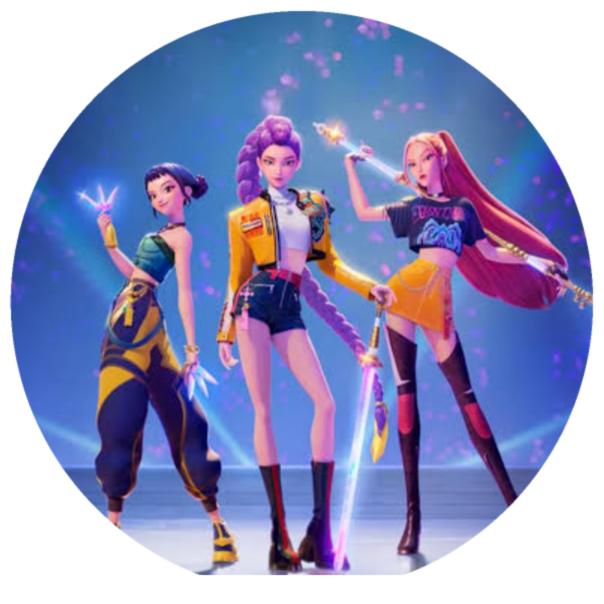 K -pop Demon Hunters Tortenaufleger