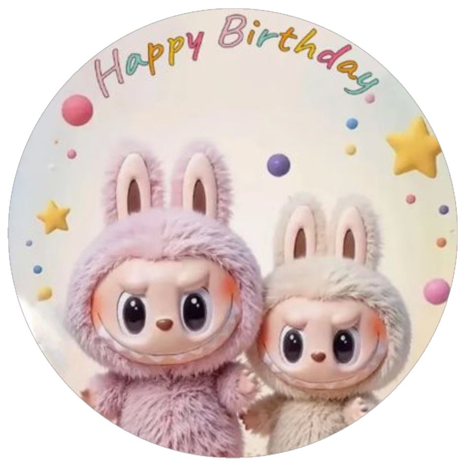 Labubu Tortenaufleger