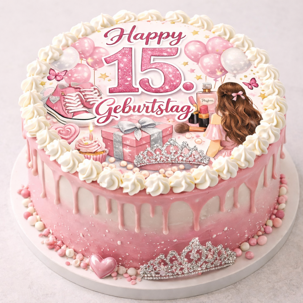 Geburtstag Tortenaufleger für Mädchen