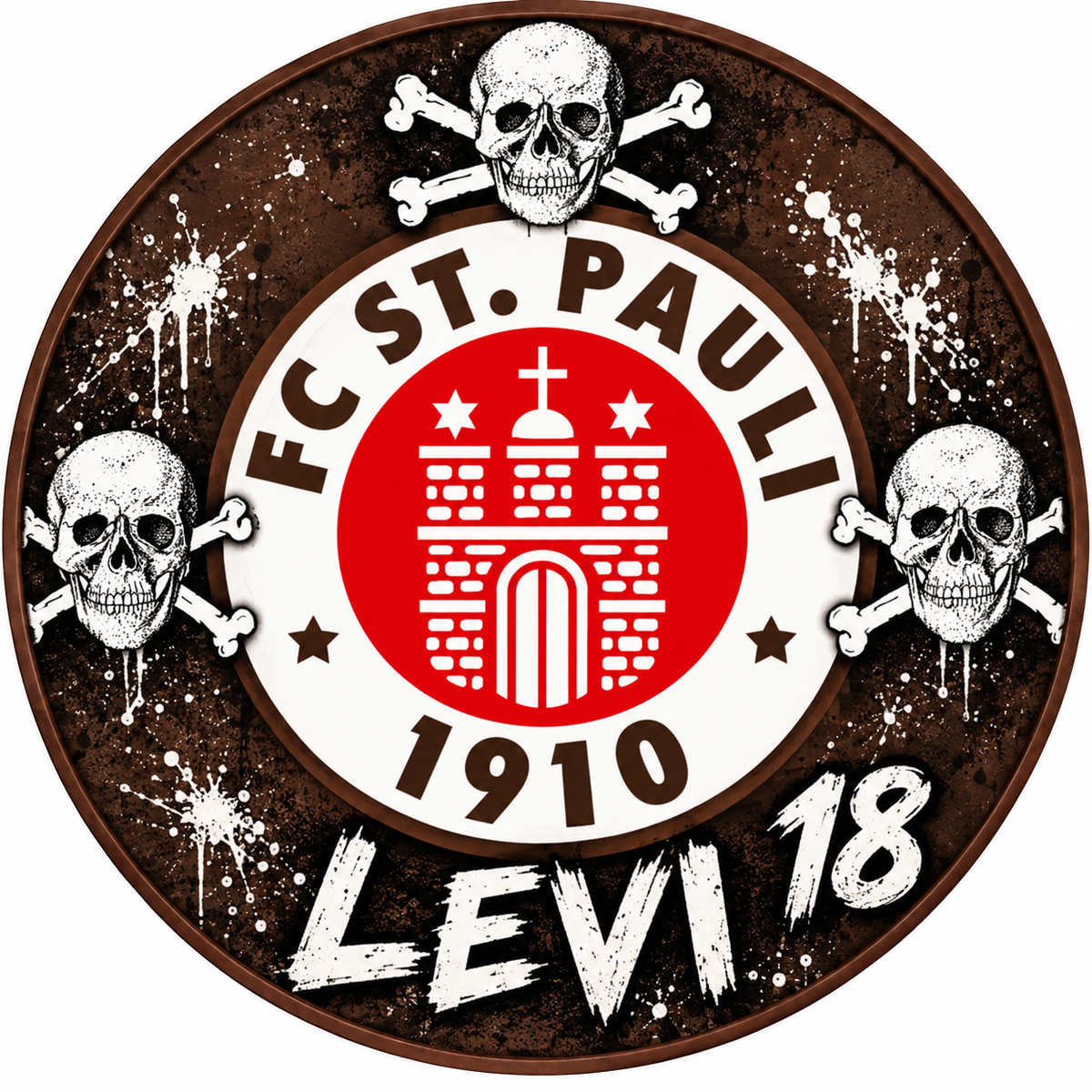 FC St. Pauli Tortenaufleger