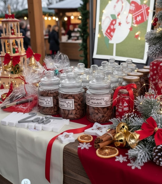 Leckere gebrannte Mandeln