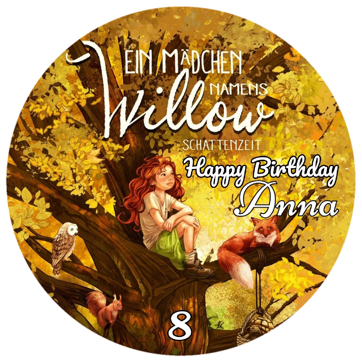 Ein Mädchen Namens Willow Tortenaufleger