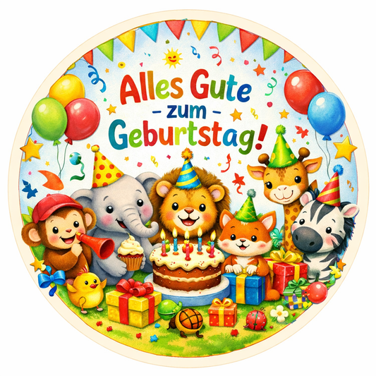 Geburtstags Tortenaufleger Junge