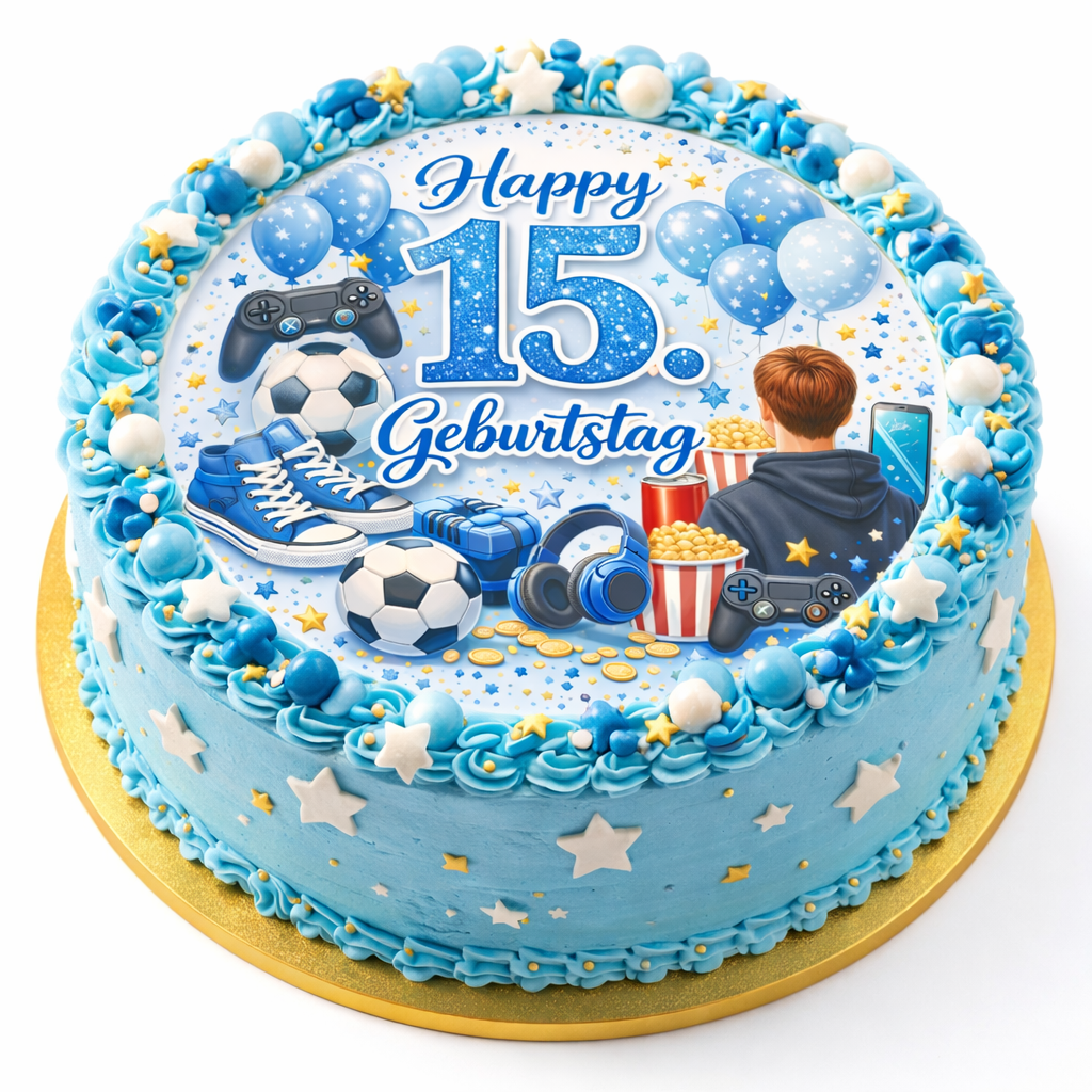 Geburtstag Tortenaufleger für Jungs