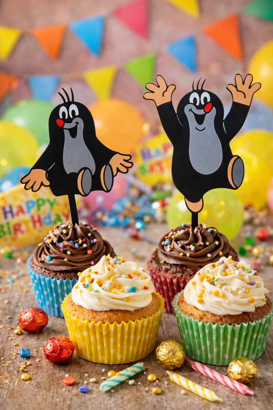 🎉 Fröhliche Maulwurf-Einstecker – Spaßgarantie für jede Party! 🎉