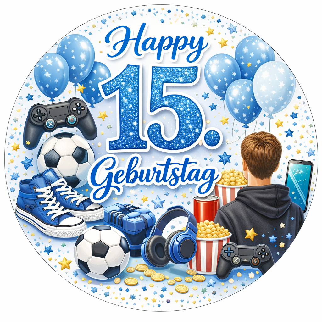 Geburtstag Tortenaufleger für Jungs