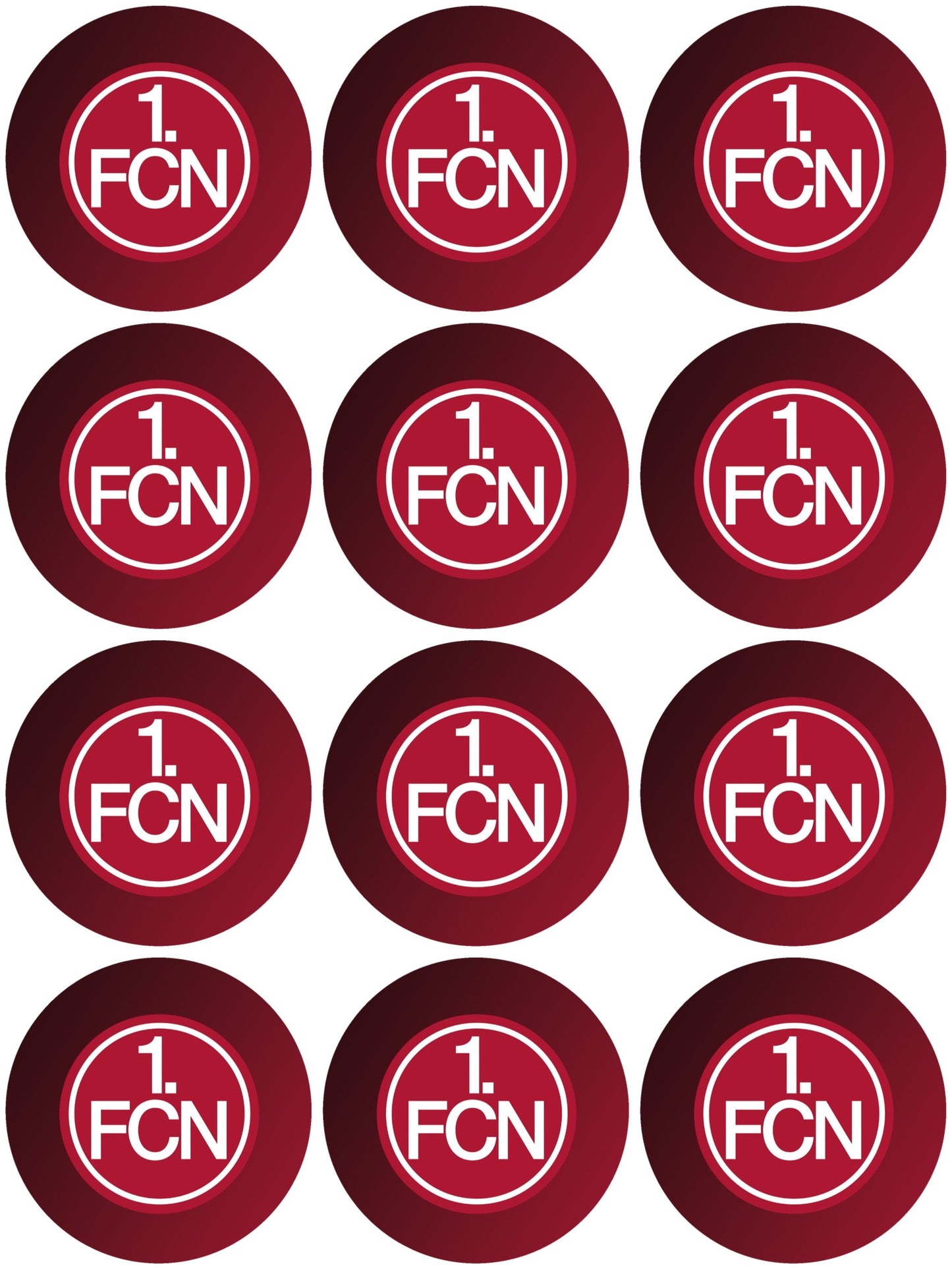 1.FC Nürnberg Muffinaufleger