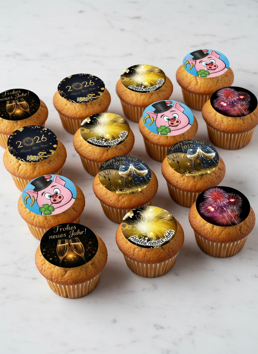 Happy New Year Muffinaufleger