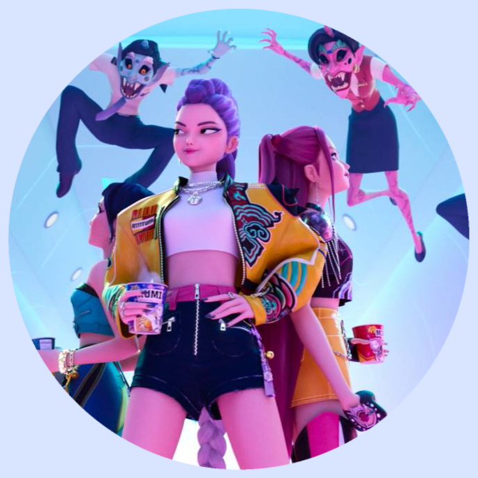 K-Pop Demon Hunters Tortenaufleger