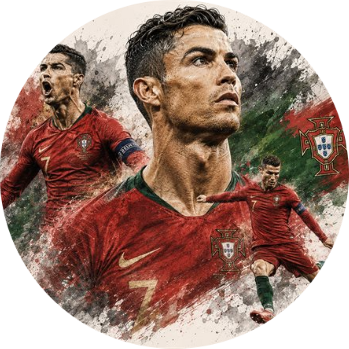 Cristiano Ronaldo CR7 Tortenaufleger