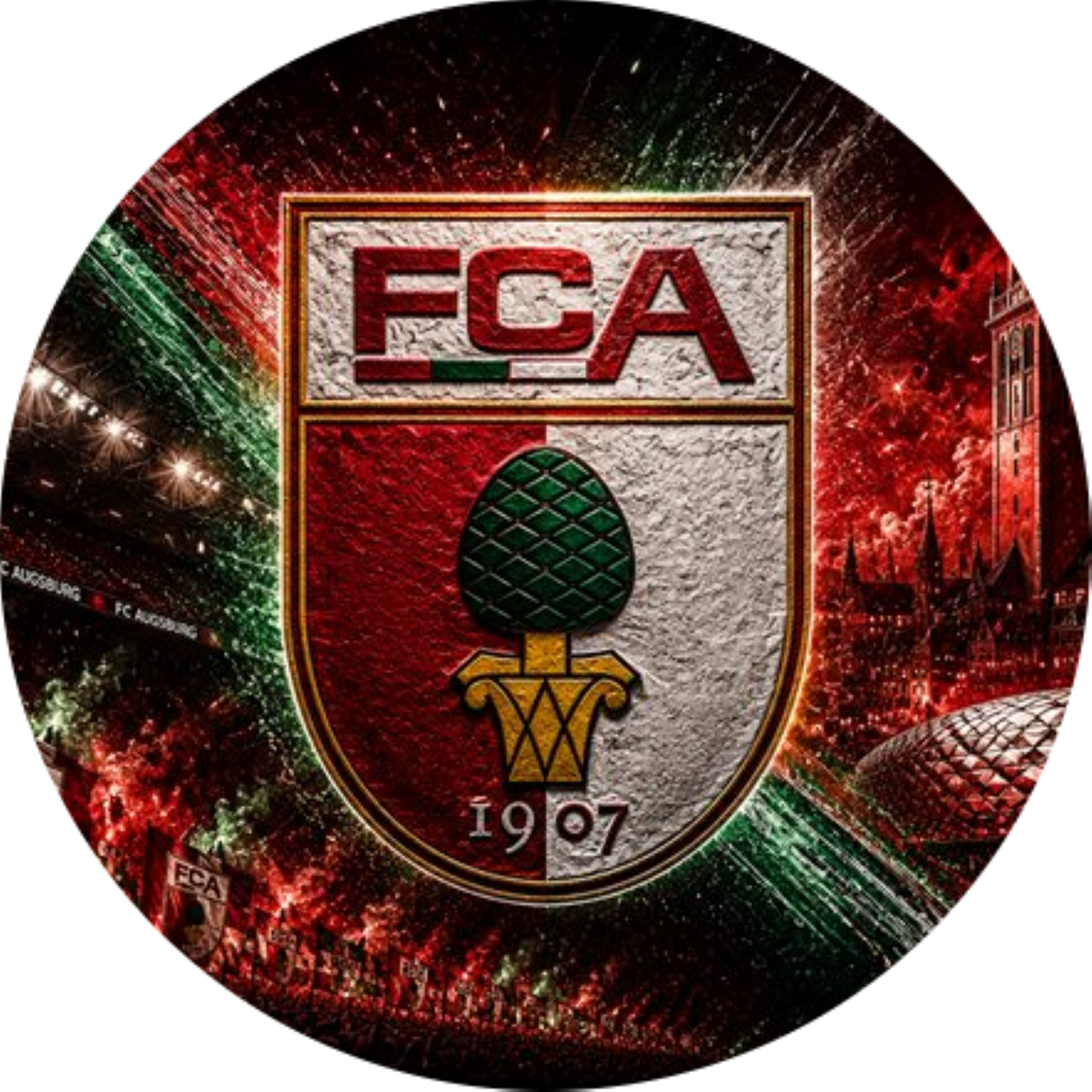 FC Augsburg Tortenaufleger 2