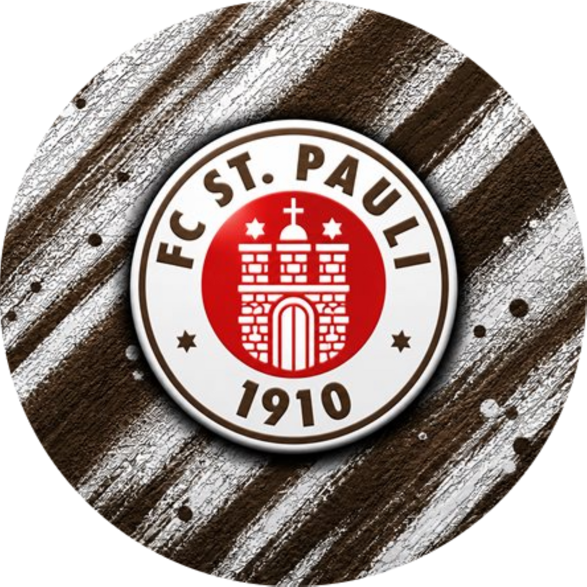 FC St Pauli Bundesliga Fußball Tortenaufleger