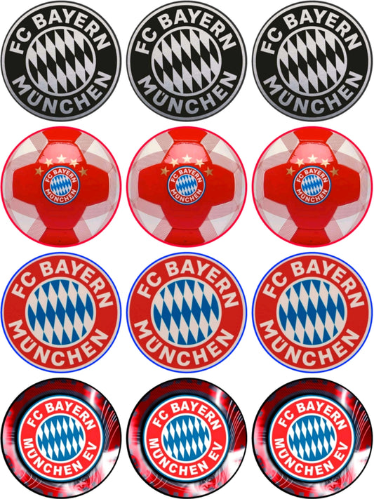 FC Bayern München Muffinaufleger gemischt
