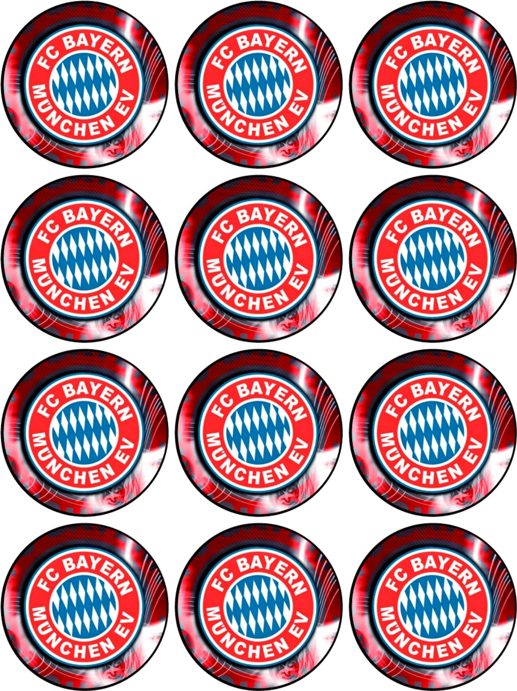 FC Bayern München Muffinaufleger